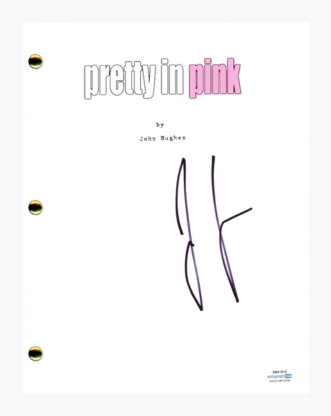 Jon Cryer Signed Autographed Pretty In Pink Movie Script Screenplay ACOA COA