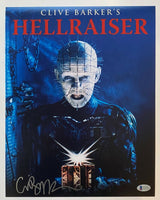 Clive Barker Signed Autograph 11x14 Photo Poster Hellraiser Horror Beckett COA