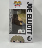 Joe Elliott Signed Autographed Def Leppard Funko Pop Figure #147 Beckett COA