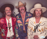 Midland Signed Autograph 8x10 Photo Country Music Band Mark Wystrach x3 ACOA COA