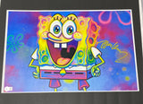 Tom Kenny Signed Autograph Spongebob Squarepants 12x18 Poster Photo Beckett COA