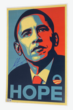 Shepard Fairey Signed Barack Obama Hope Artist 12x18 Poster Print Beckett COA