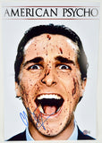 Christian Bale Signed Autograph American Psycho 12x18 Movie Poster Beckett COA