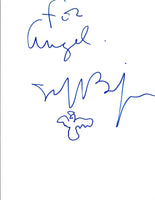 Jeff Bridges Signed Autographed Hand Drawn "Angel" Sketch COA VD