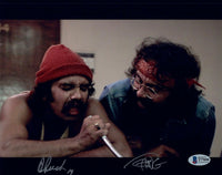 Cheech Marin Tommy Chong Signed Autograph 8x10 Photo UP IN SMOKE Beckett COA