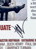 Dustin Hoffman Signed The Graduate Movie Poster 12x18 Autograph Beckett COA
