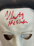 Nick Castle Signed Autograph Michael Myers Mask Halloween The Shape Beckett COA