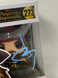 Johnny Depp Signed Jack Sparrow Funko Pop Pirates of the Caribbean ACOA COA