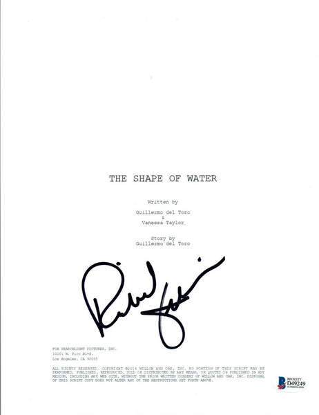 Richard Jenkins Signed Autographed THE SHAPE OF WATER Script Beckett BAS COA