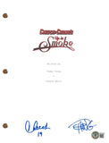 Cheech Marin & Tommy Chong Signed Autograph Up In Smoke Movie Script Beckett COA