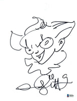 Andres Andy Muschietti Signed IT CHAPTER 2 PENNYWISE Sketch Beckett COA