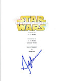 Andy Serkis Signed Autographed STAR WARS THE FORCE AWAKENS Script COA VD