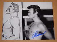 Clint Eastwood Signed Autographed 11x14 Photo Shirtless Pose Beckett BAS COA