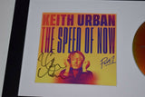Keith Urban Signed The Speed of Now Framed CD Cover Display Beckett COA