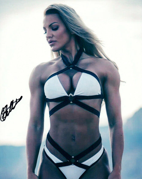 Sarah Allen Signed Autographed 8x10 Photo Hot Sexy Fitness Model COA