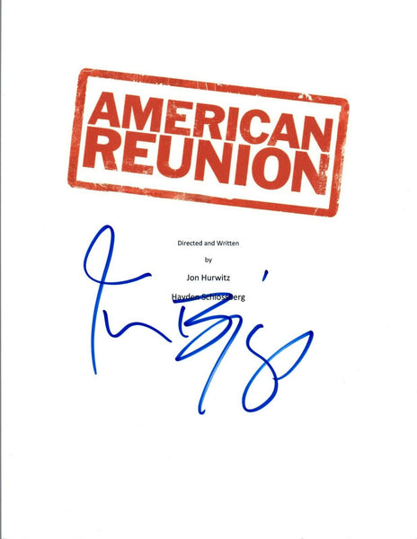 Jason Biggs Signed Autographed AMERICAN REUNION Full Movie Script COA VD