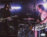 Death from Above 1979 Band Signed Autograph 8x10 Photo Sebastien Jesse ACOA COA