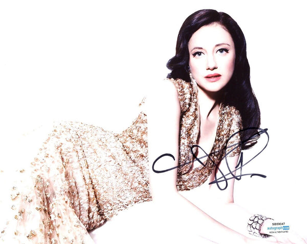 Andrea Riseborough Signed Autograph 8x10 Photo Mandy Birdman Oblivion ACOA COA