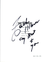Jackie Mason Signed Autographed THE SIMPSONS House Of Horror VI Script COA VD
