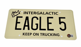 Mel Brooks Signed Autographed Spaceballs Eagle 5 License Plate Beckett BAS COA