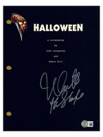 Nick Castle Signed Autographed Halloween Movie Script Michael Myers Beckett COA