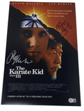 Ralph Macchio Robyn Lively Signed The Karate Kid Part III 3 Movie Poster BAS COA