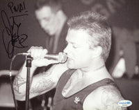 John Joseph Cro-Mags Signed Autograph 8x10 Photo Hardcore Punk Singer ACOA COA