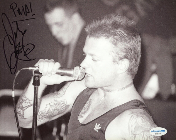 John Joseph Cro-Mags Signed Autograph 8x10 Photo Hardcore Punk Singer ACOA COA