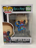 Dan Harmon Signed Rick and Morty with Glorzo Funko Pop 954 Autograph Beckett COA