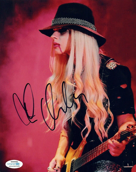 Orianthi Panagaris Signed Autographed 8x10 Photo Rock Guitarist ACOA COA