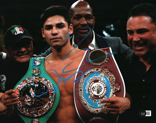 Ryan Garcia Signed Autographed 11x14 Photo Kingry Boxer Boxing Beckett COA