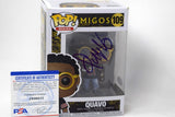 Quavo Signed Funko Pop Rocks Migos Quavo #109 Figure Rapper Autograph PSA COA