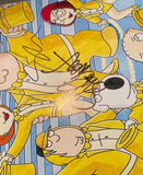 Seth Macfarlane & Seth Green Signed Family Guy 11x17 Poster Photo Beckett COA