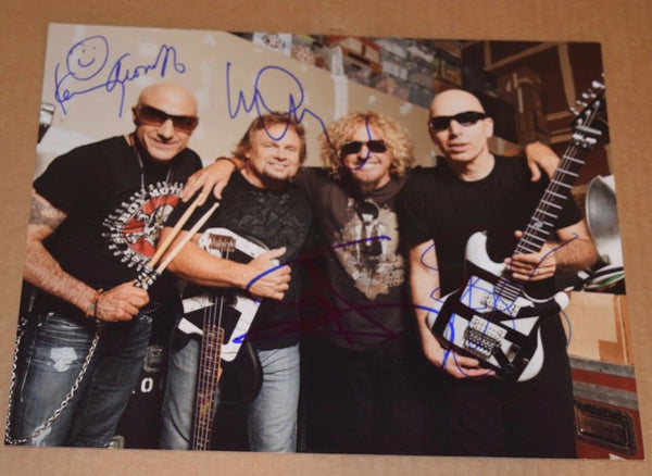 Chickenfoot Signed Autograph 11x14 Photo Sammy Hagar Anthony Kenny Satriani COA