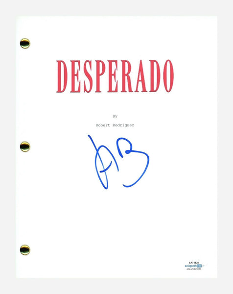 Antonio Banderas Signed Autographed Desperado Movie Script Screenplay ACOA COA