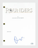 Matt Damon Signed Autographed Rounders Movie Script Screenplay ACOA COA