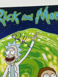 Dan Harmon Signed Autograph 12x18 Poster Photo Rick & Morty Creator Beckett COA