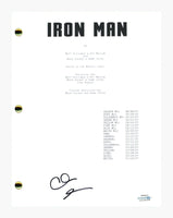 Clark Gregg Signed Autographed Iron Man Movie Script Screenplay ACOA COA