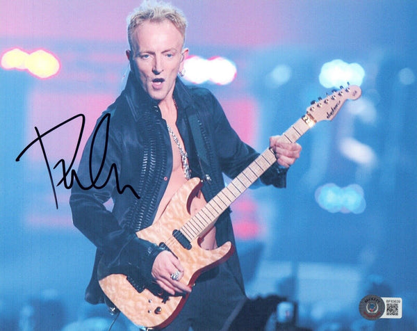 Phil Collen Signed Autographed 8x10 Photo Def Leppard Guitarist Beckett COA