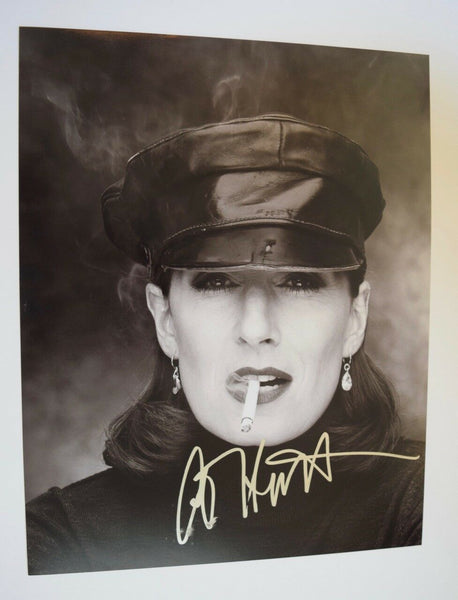 Anjelica Huston Signed Autographed 11x14 Photo The Addams Family COA VD