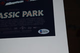 Jeff Goldblum Signed Autographed Jurassic Park 11x17 Movie Poster Beckett COA