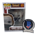 Corey Taylor Signed Autographed Funko Pop #177 Slipknot Stone Sour Beckett COA