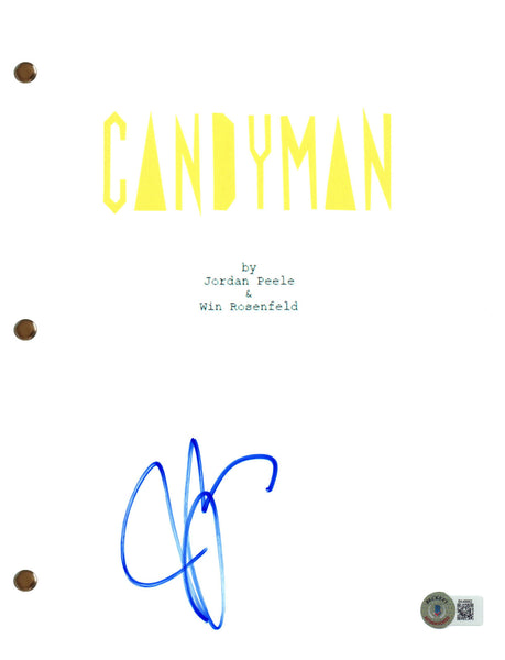 Jordan Peele Signed Autograph Candyman 2019 Movie Script Screenplay Beckett COA