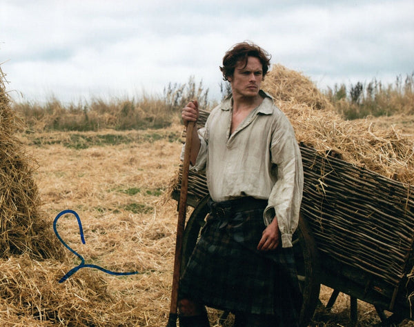 Sam Heughan Signed Autographed 8x10 Photo Outlander COA VD