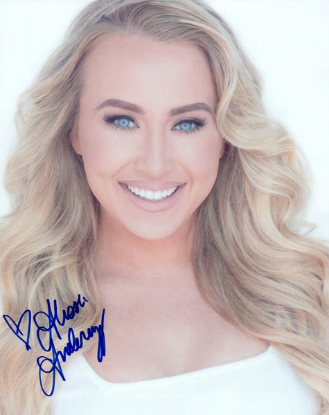 Alissa Anderegg Signed Autographed 8x10 Photo Model Actress COA