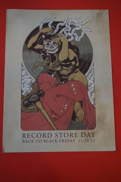 RECORD STORE DAY BACK TO BLACK FRIDAY POSTER RSD