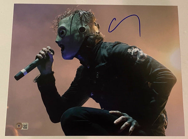 Corey Taylor Signed Autograph 11x14 Photo Slipknot Stone Sour Proof Beckett COA