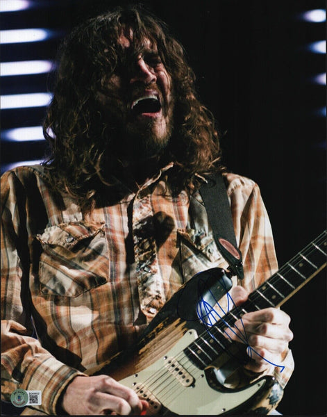 John Frusciante Signed Autographed 11x14 Photo Red Hot Chili Peppers Beckett COA