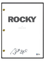 Talia Shire Signed Autograph ROCKY Movie Script Screenplay Beckett BAS COA