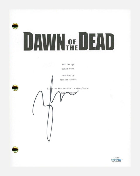Zack Snyder Signed Autographed Dawn of The Dead Movie Script Screenplay ACOA COA